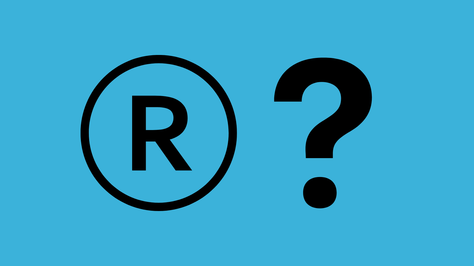 A Registered Trademark symbol and a question mark