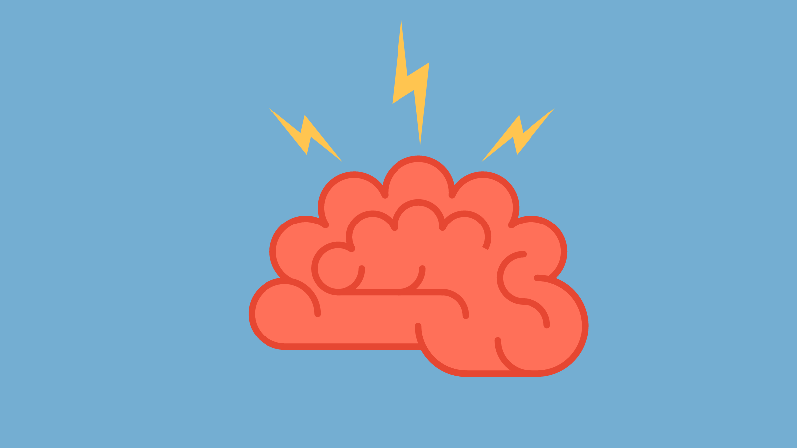 A brain with lightning coming from it (1)