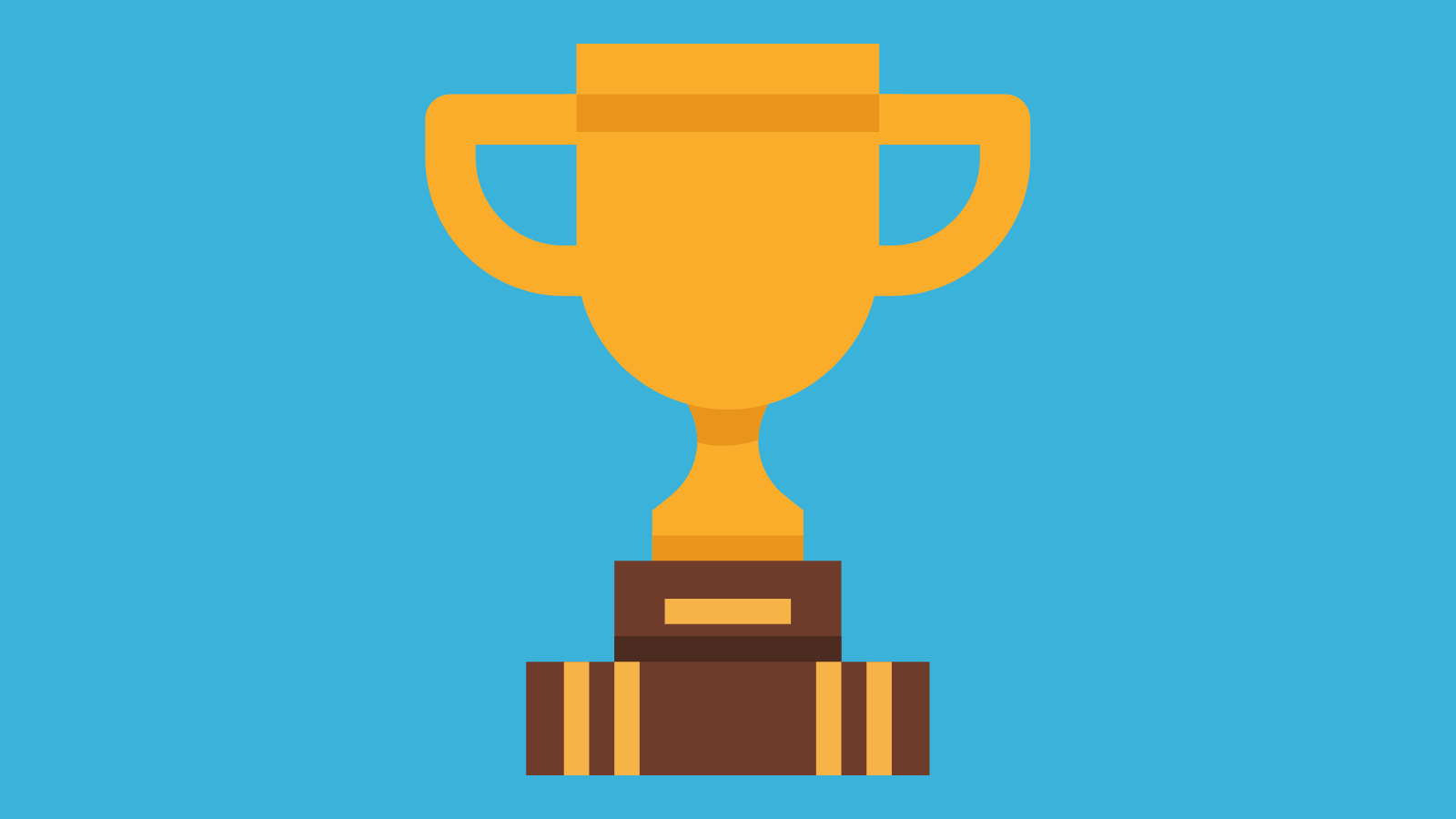 A graphic of a trophy