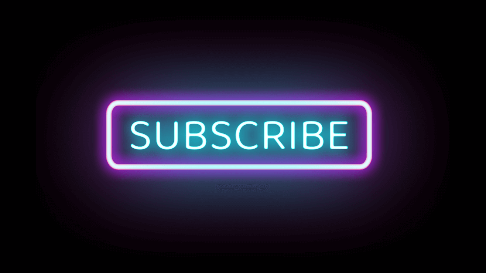 A neon sign that says subscribe
