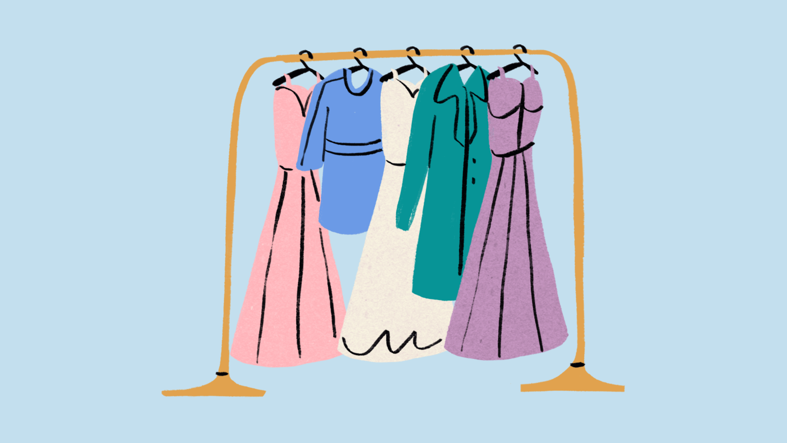 A rack of dresses (1)