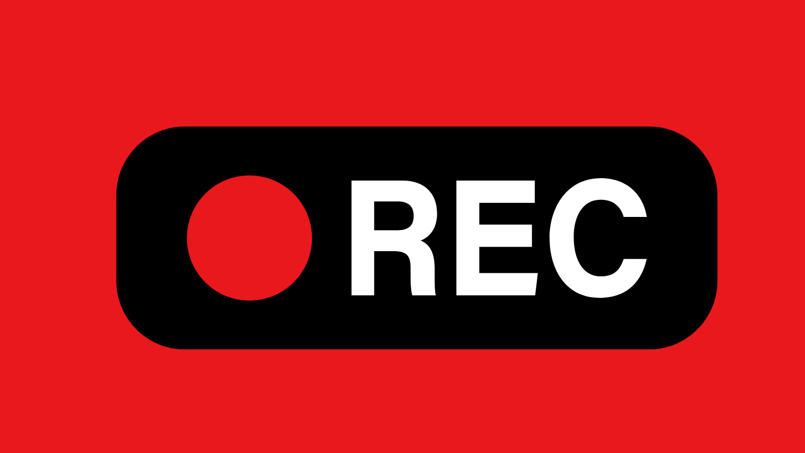 A record button