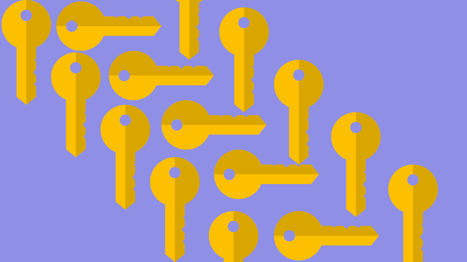 A repeating pattern of keys (1)