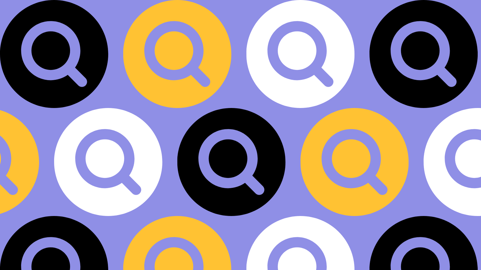 A repeating pattern of magnifying glass icons (1)
