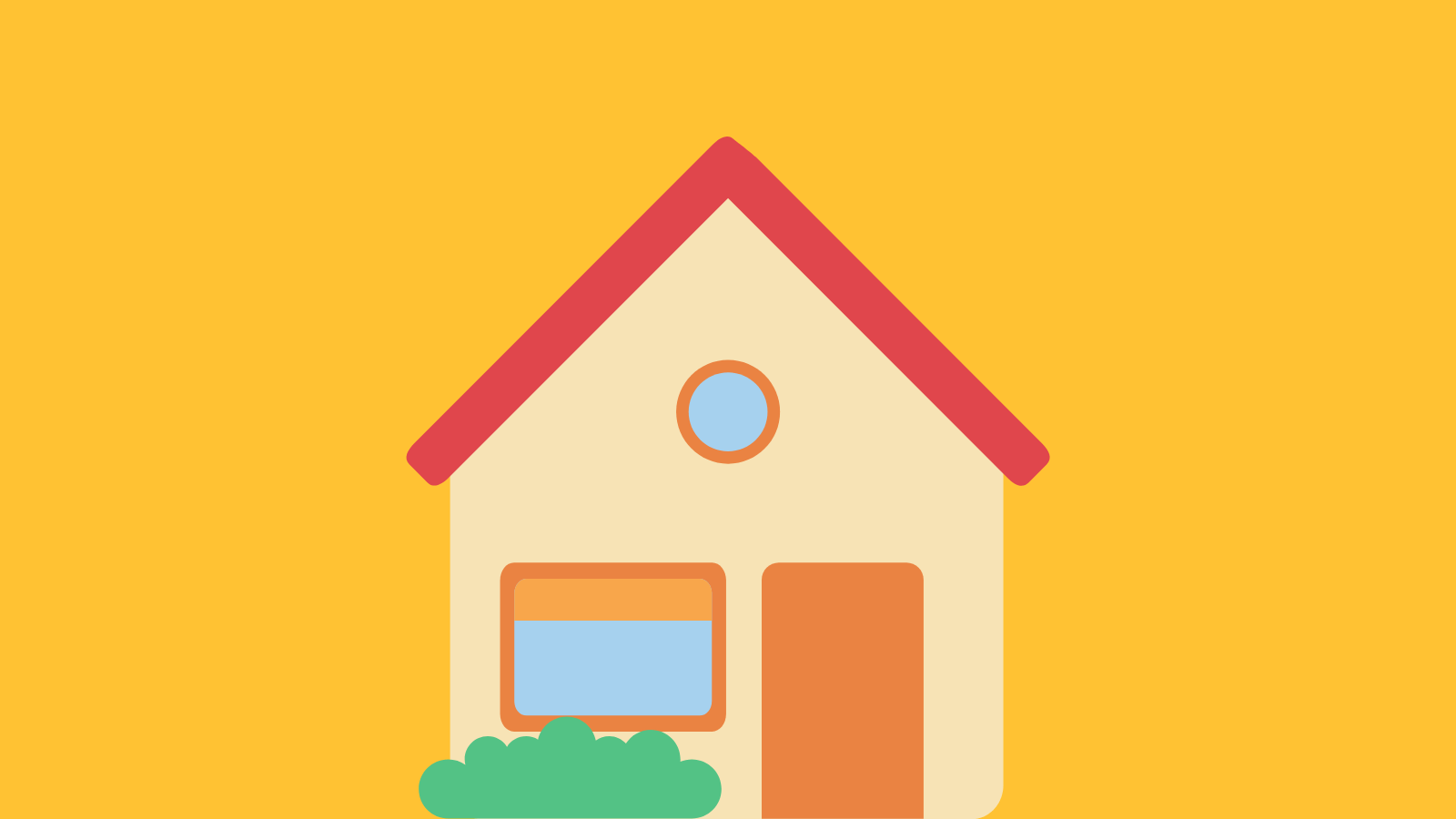 A simple illustration of a house 