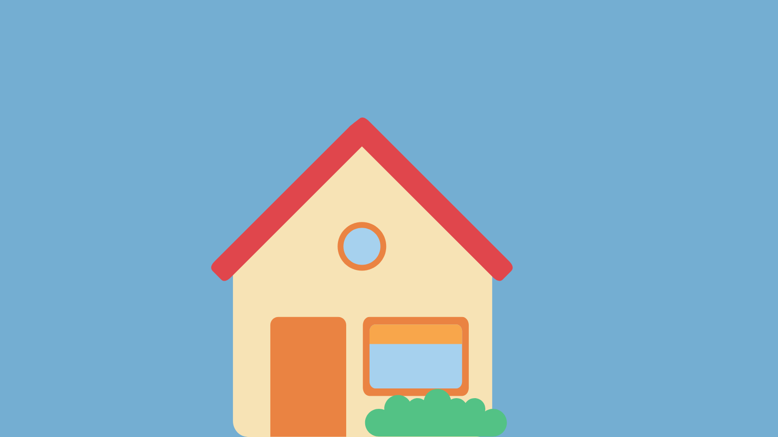 A simple illustration of a house