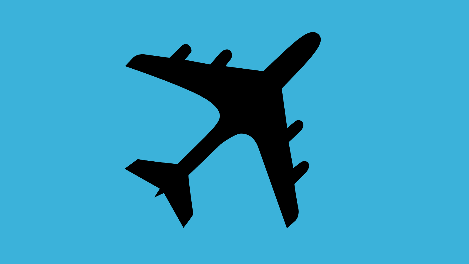 Airplane silhouette