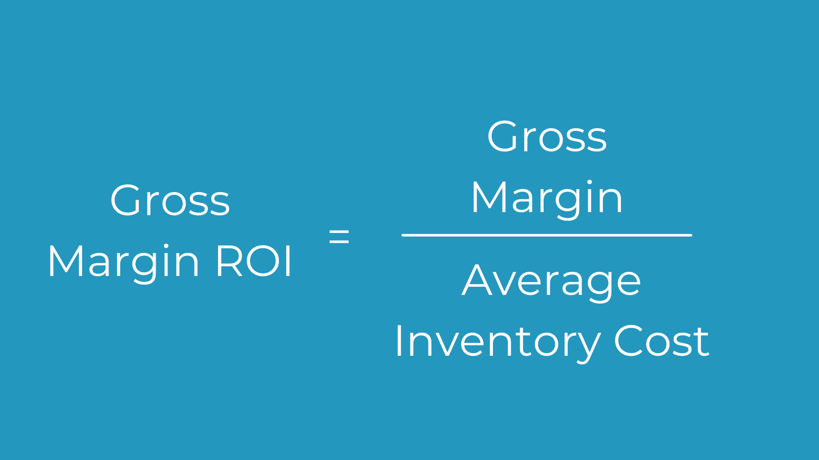 Gross Margin ROI