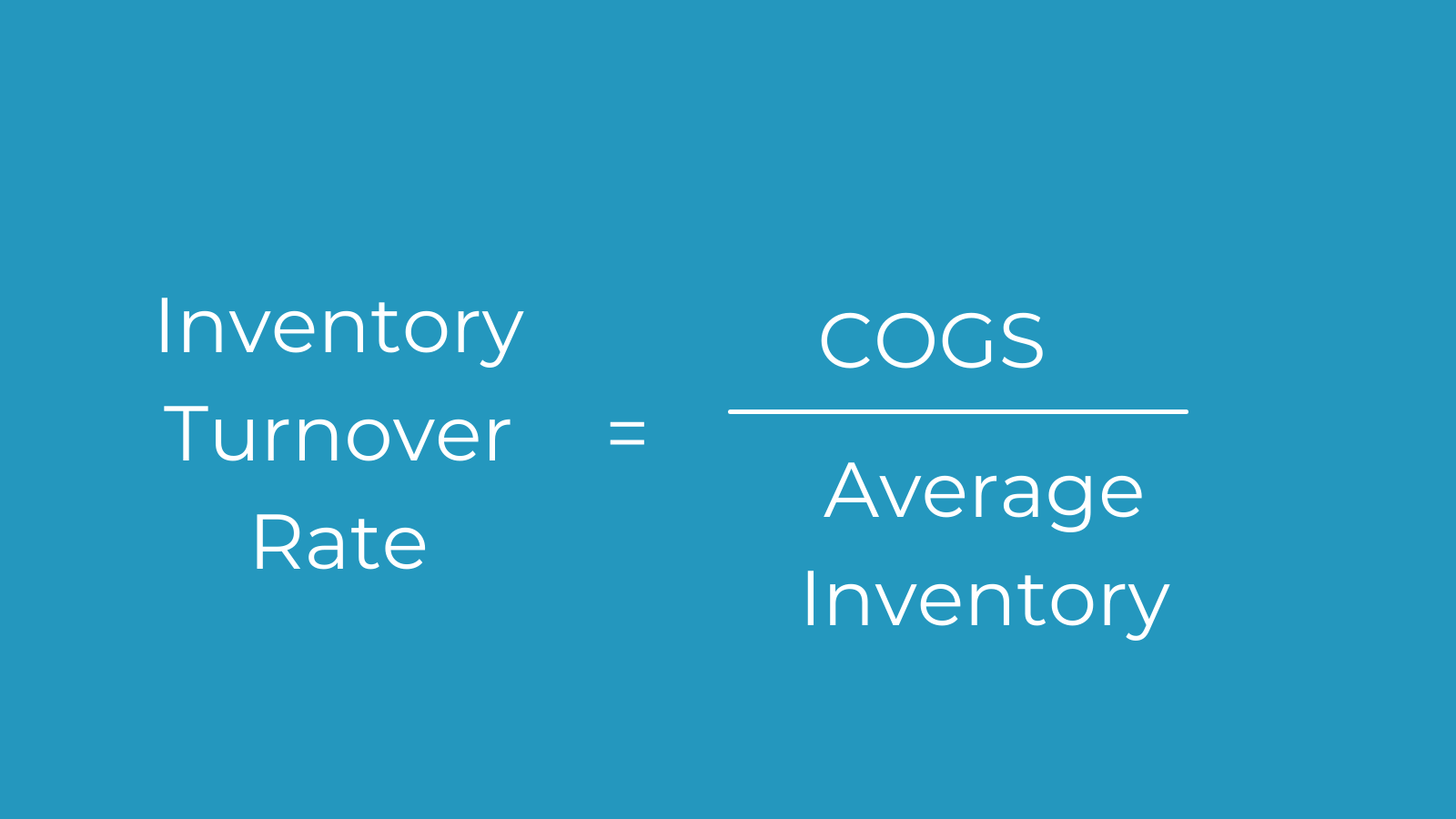 Inventory Turnover Rate Graphic