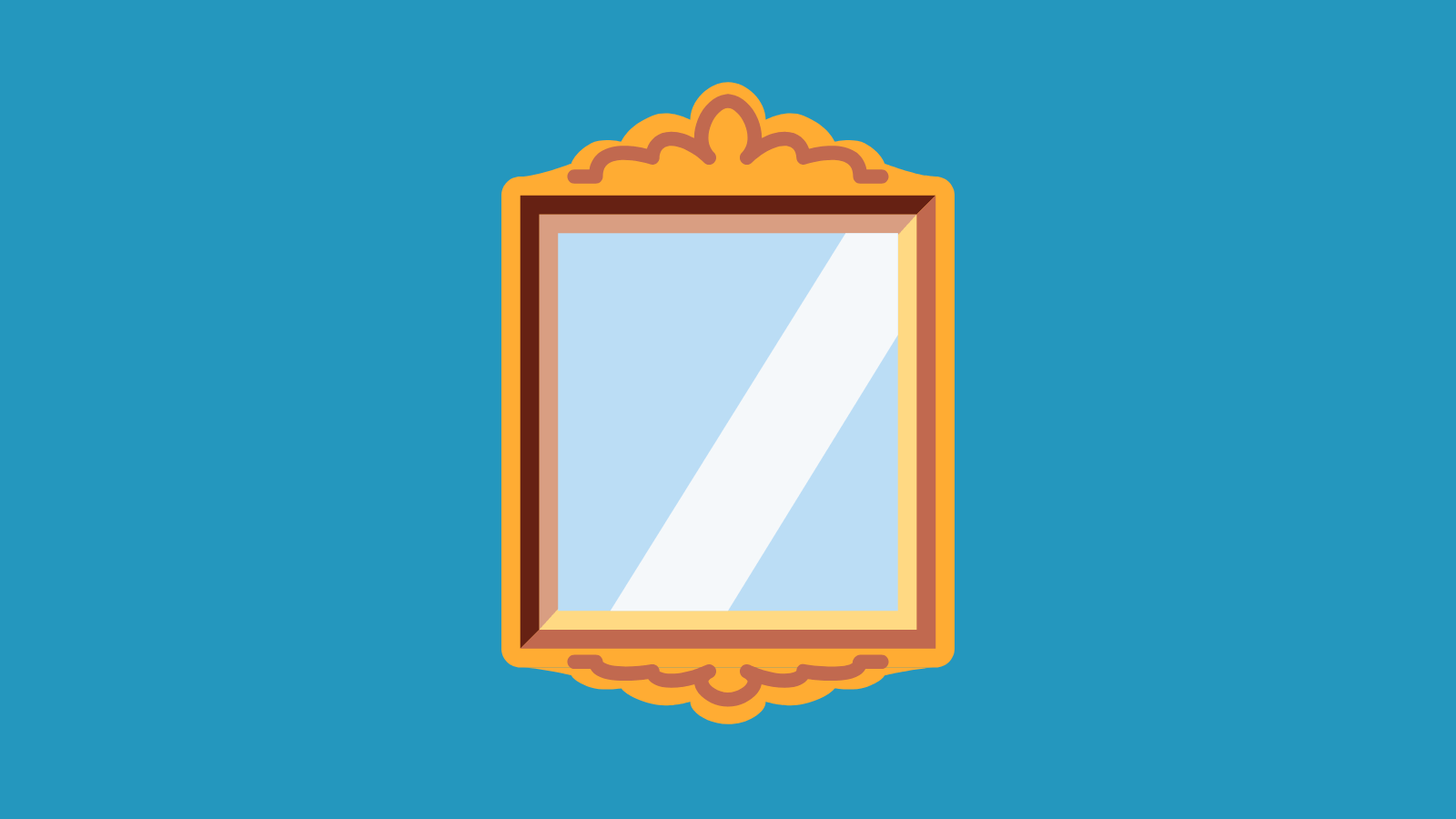 a square mirror