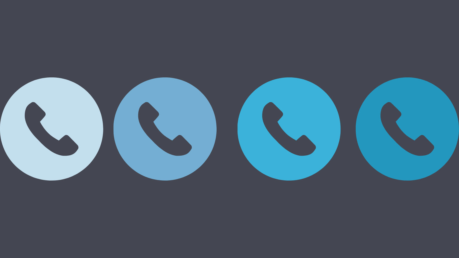 Blue phone Icon