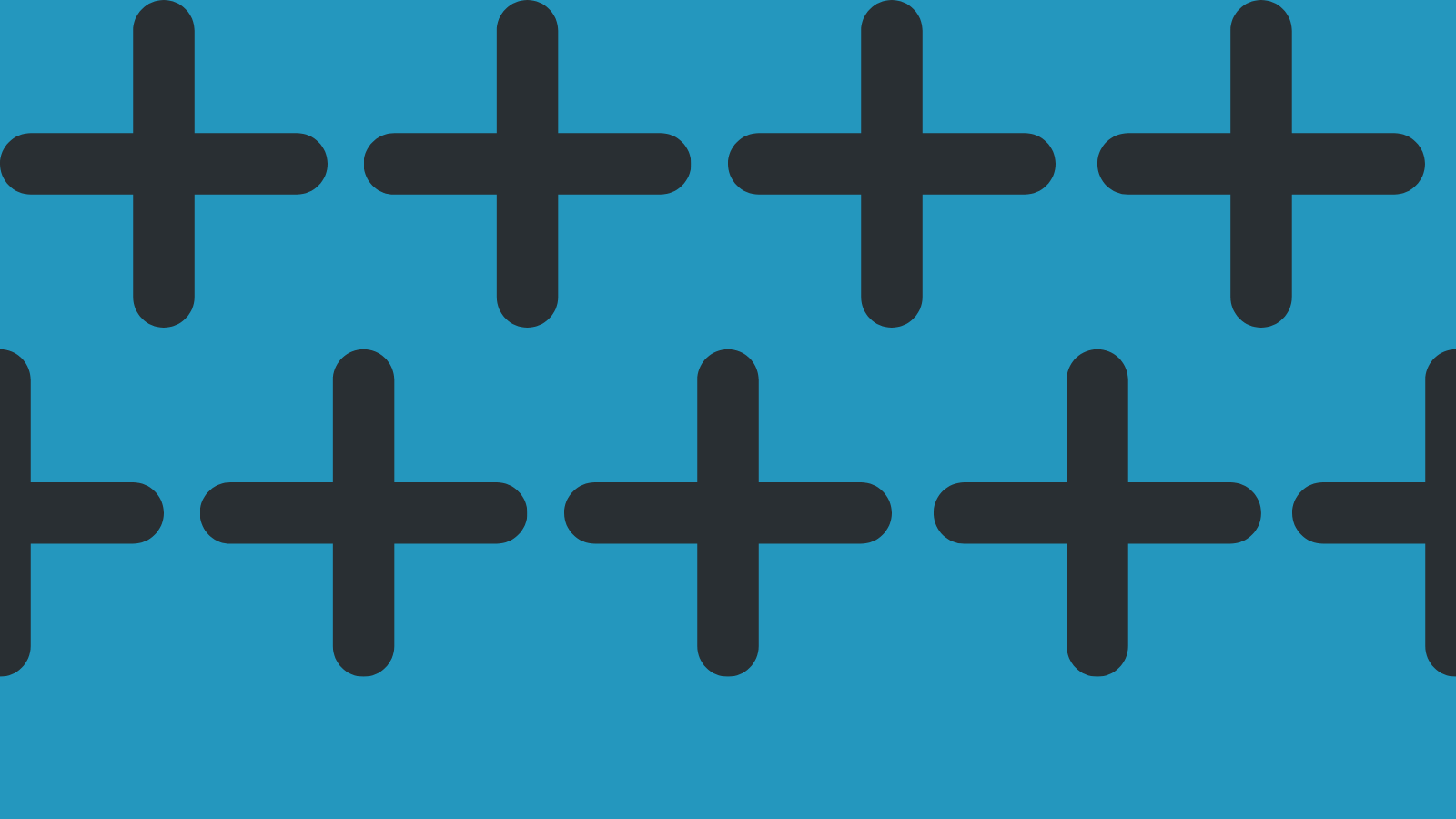 A repeating pattern of Plus Signs