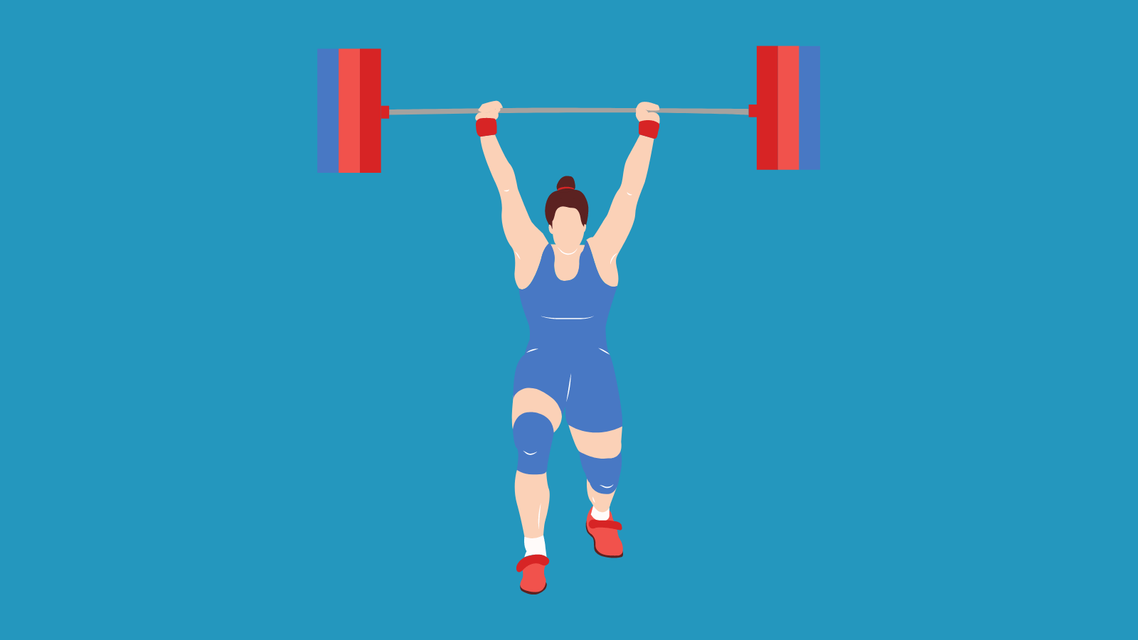 An illustration of a power lifter