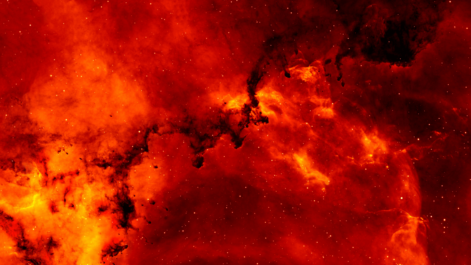 A red nebula
