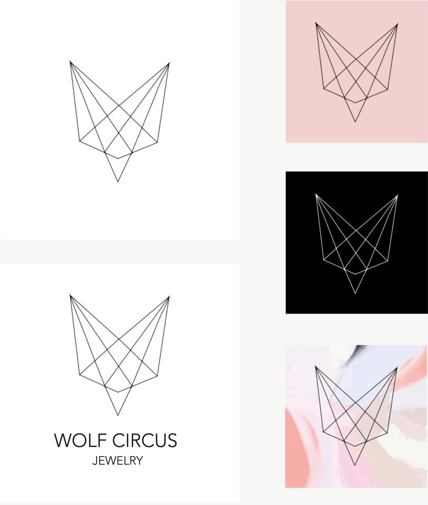 Wold Circus Jewelry's acceptable logo variations