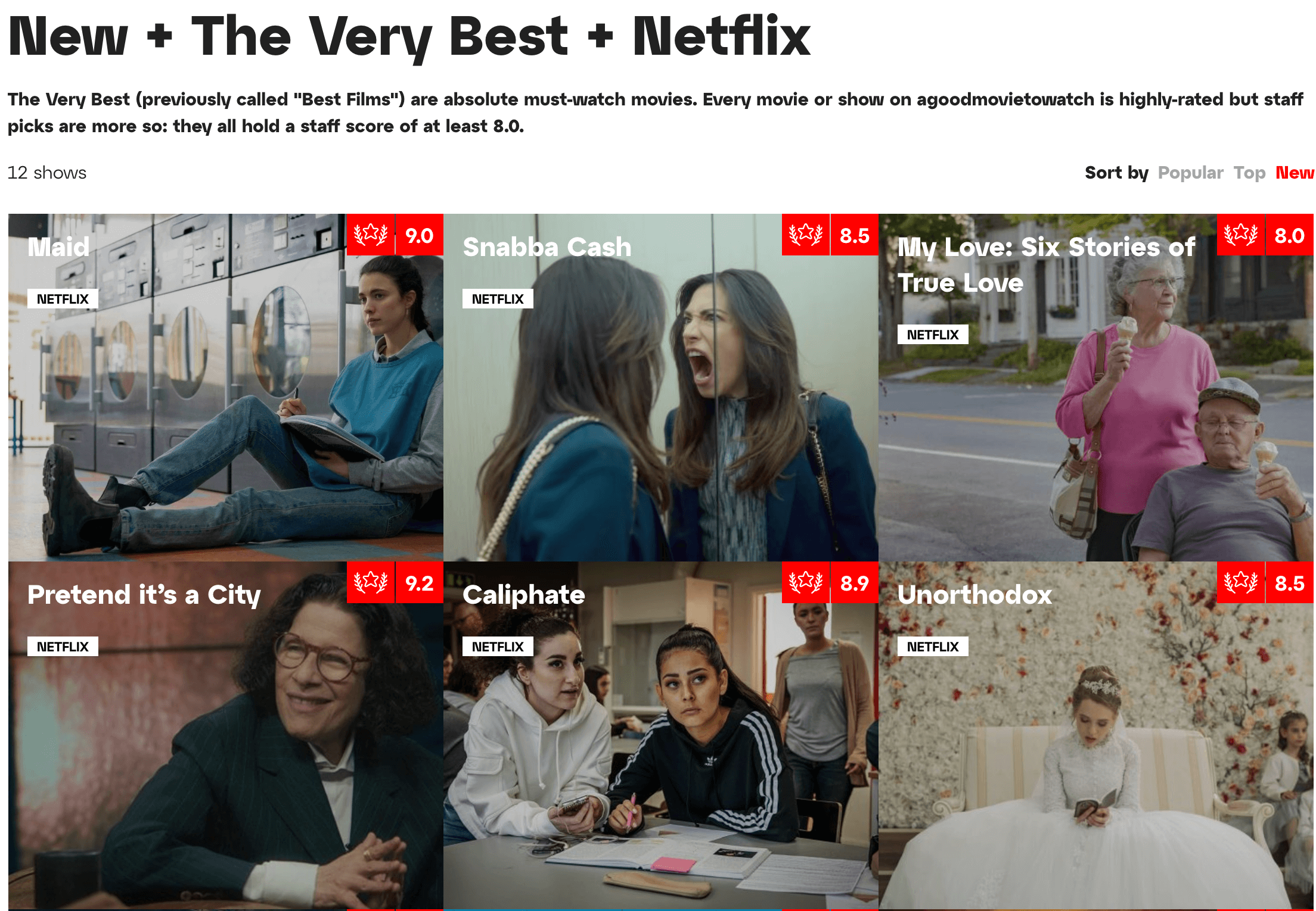 Search results for new + the very best + Netflix