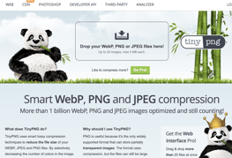 screenshot of tinypng's homepage.