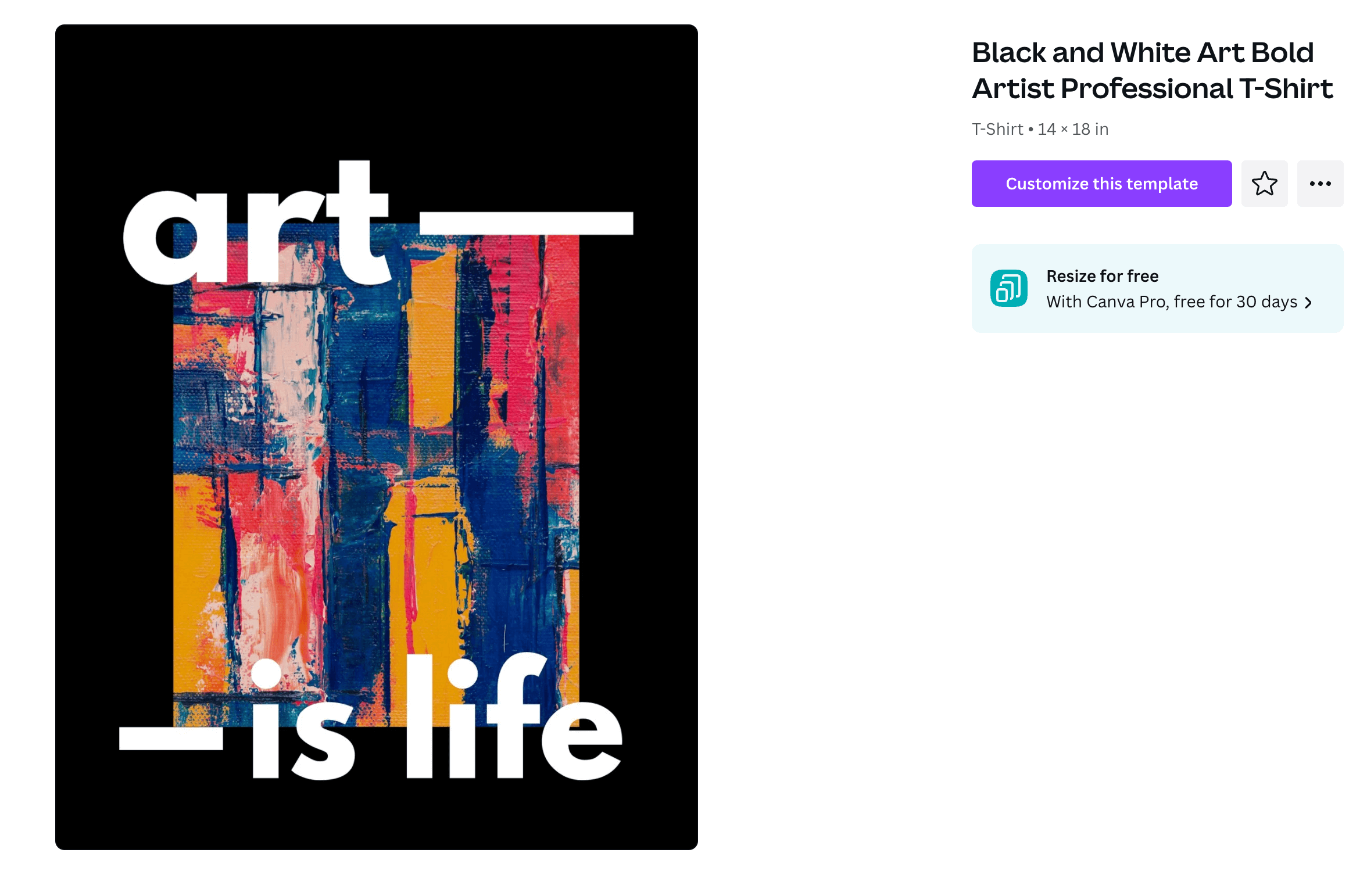 An abstract design with text that reads "Art is Life"