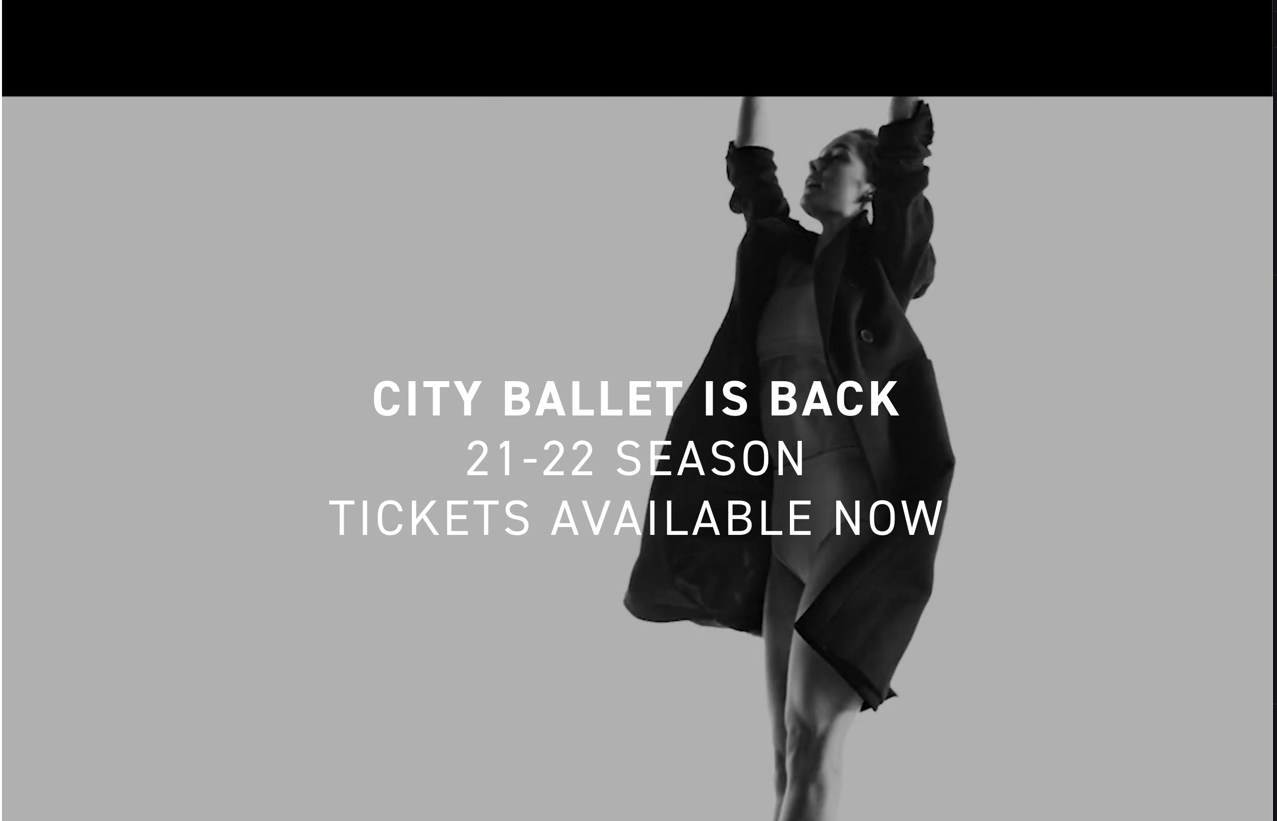 New York City Ballet's home page