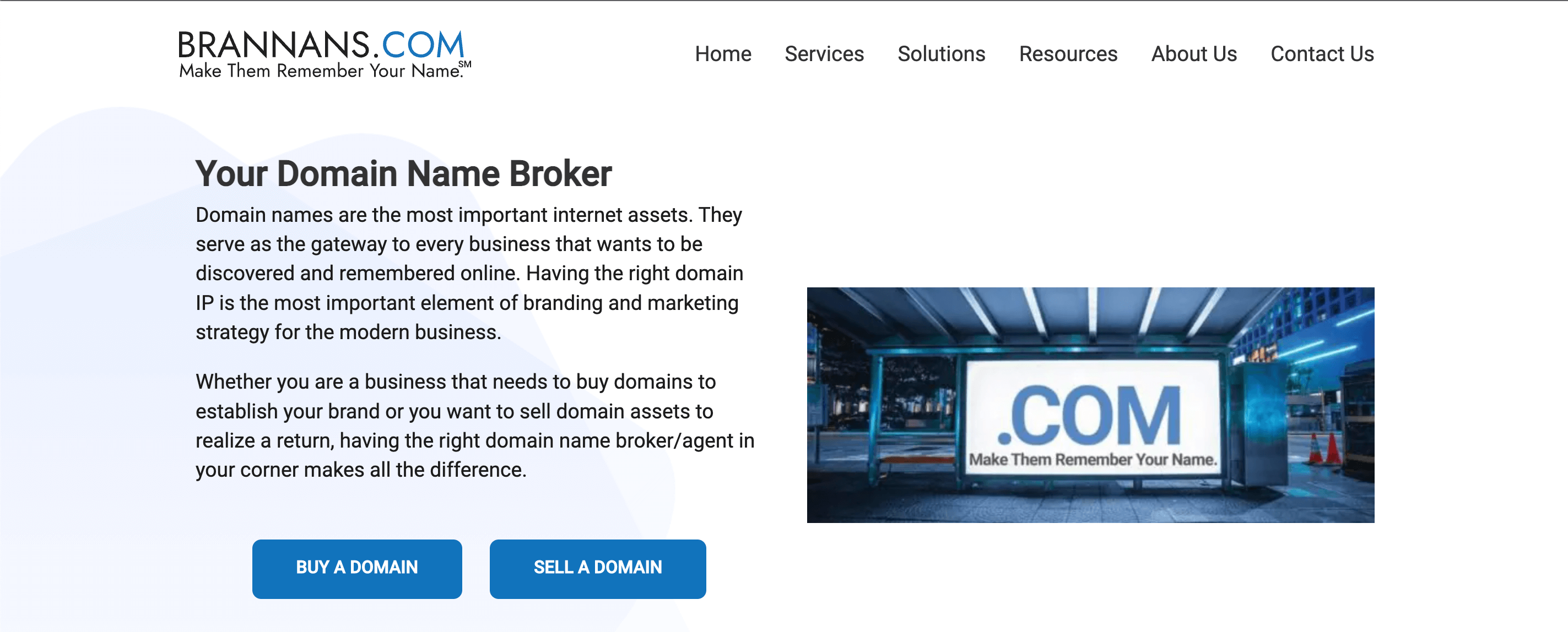 Brannans brokerage's home page