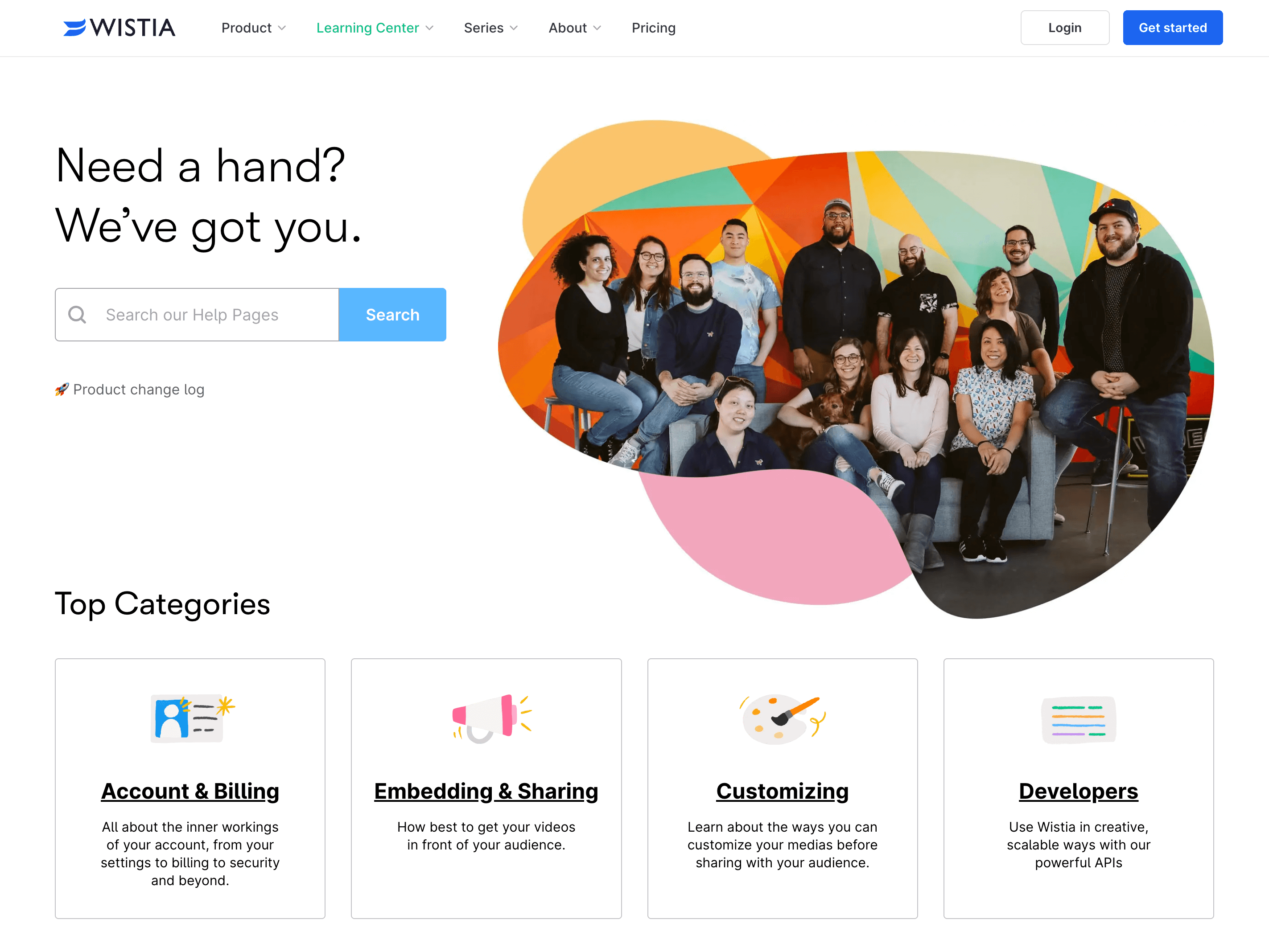 Wistia's FAQ Page