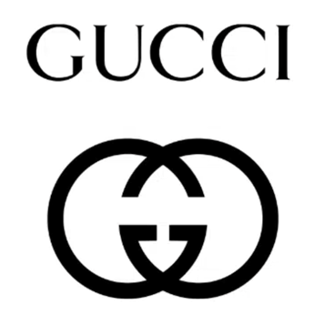 The Gucci logo and brand name