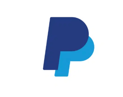 The PayPal logo: a dark blue letter P with a light blue shadow