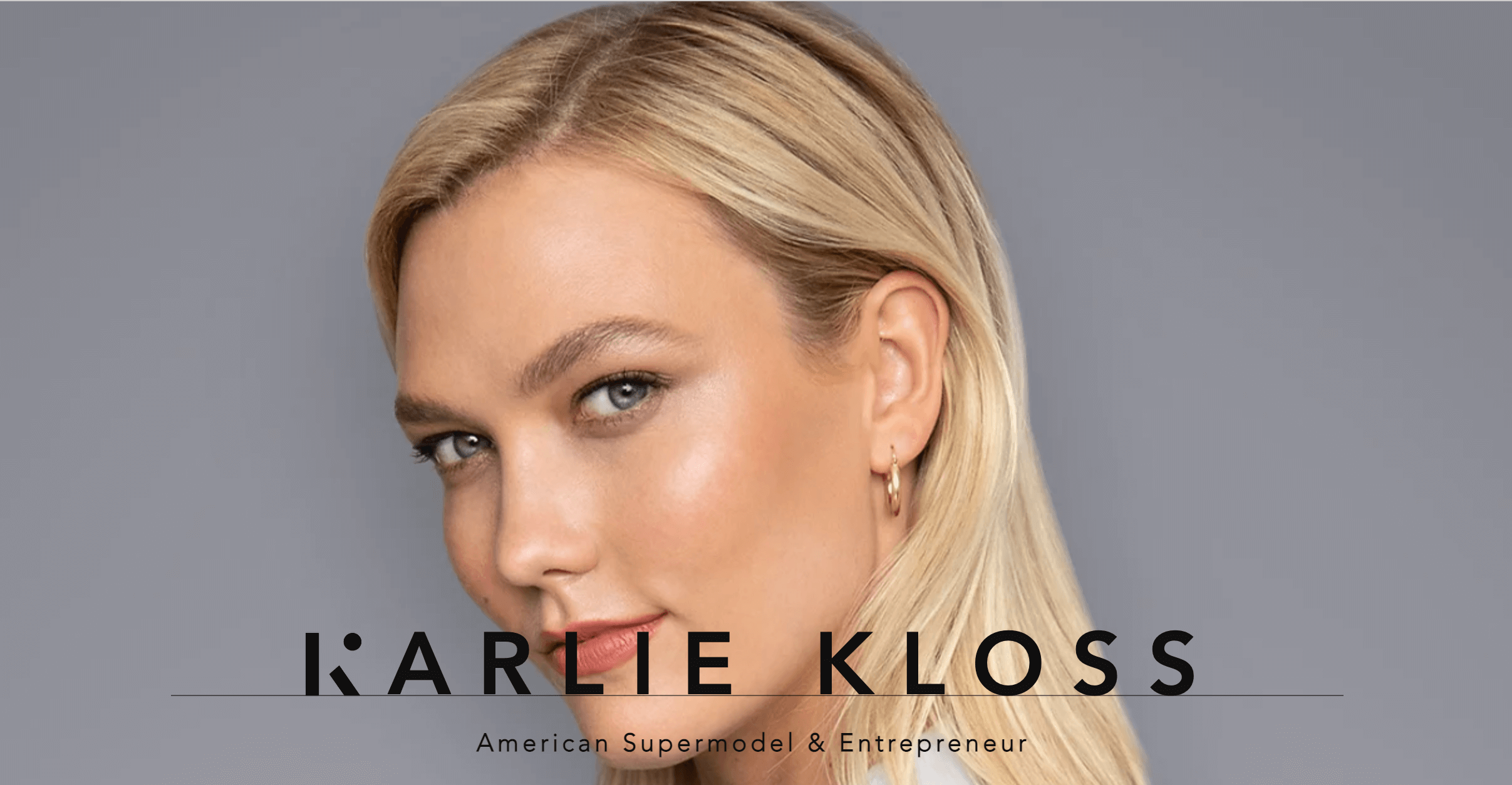 Karlie Kloss' homepage