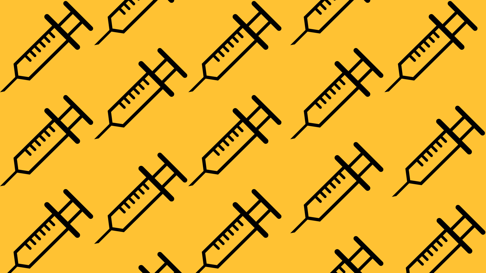 Several syringe graphics