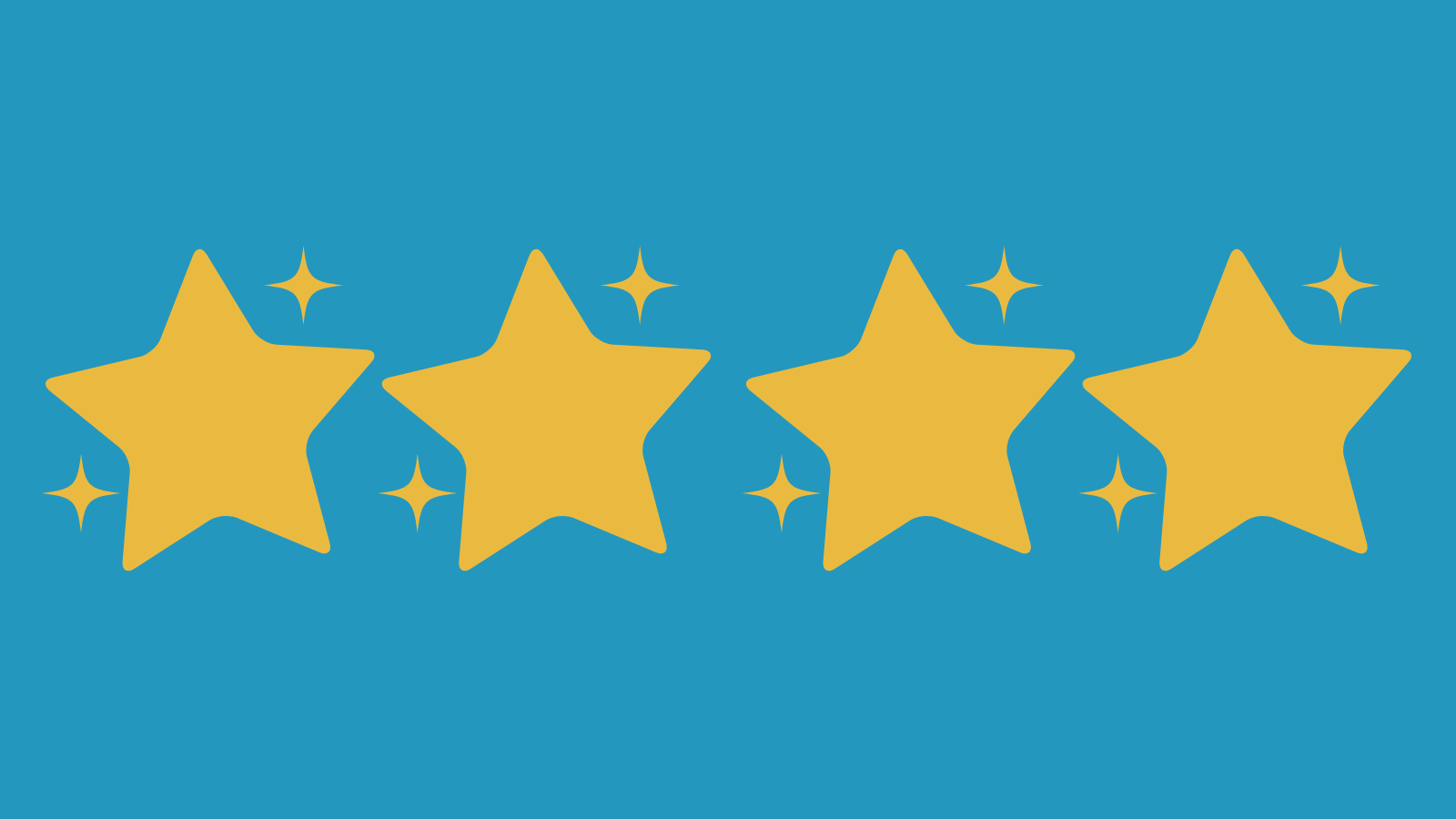 Four gold stars