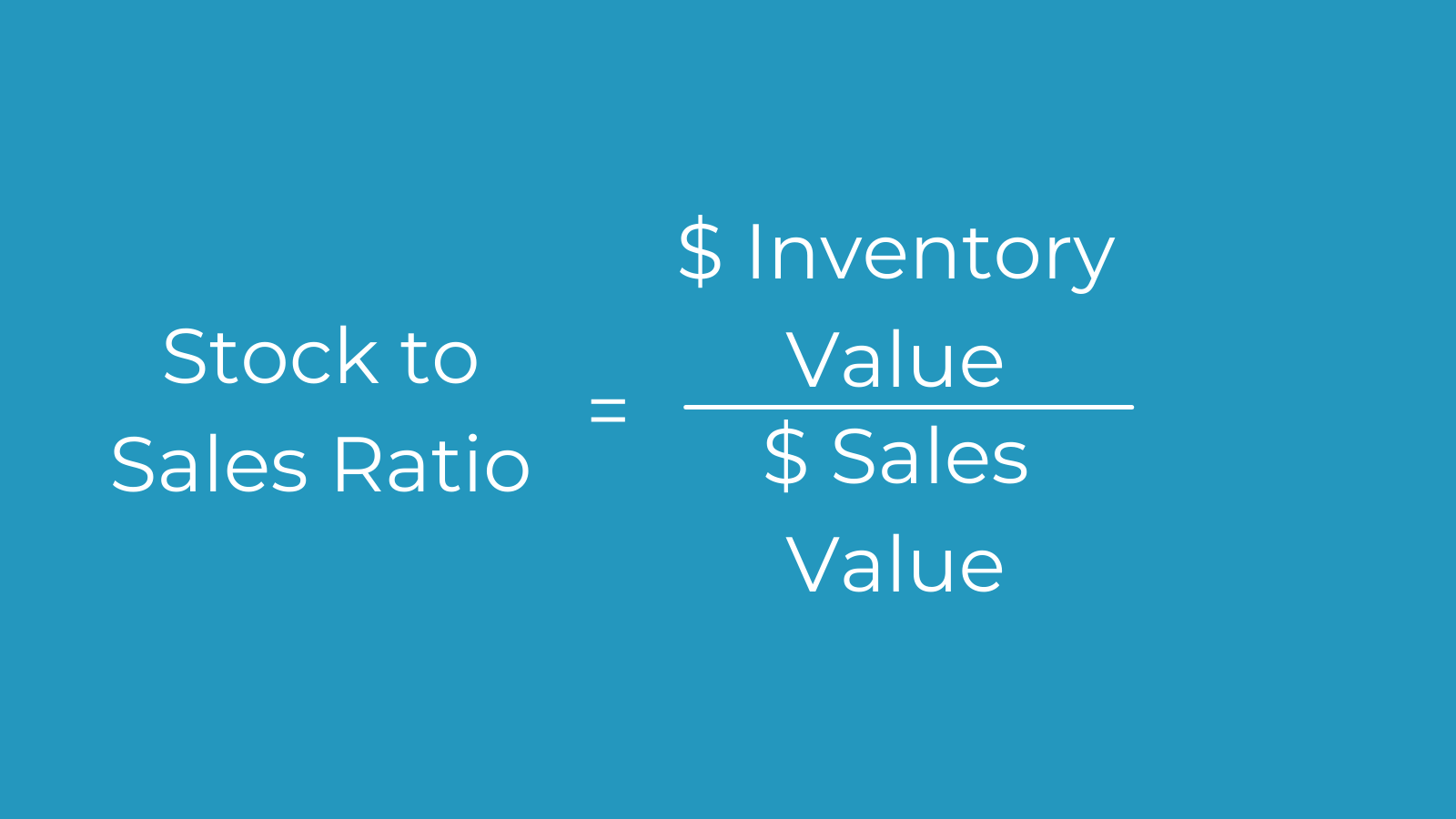 Stock to Sales Ratio Graphic