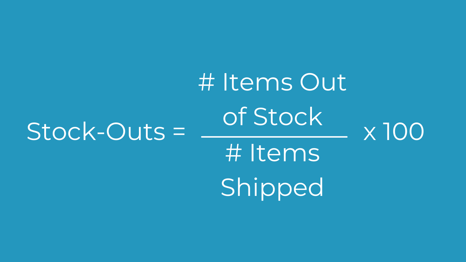 Stock-Outs Graphic