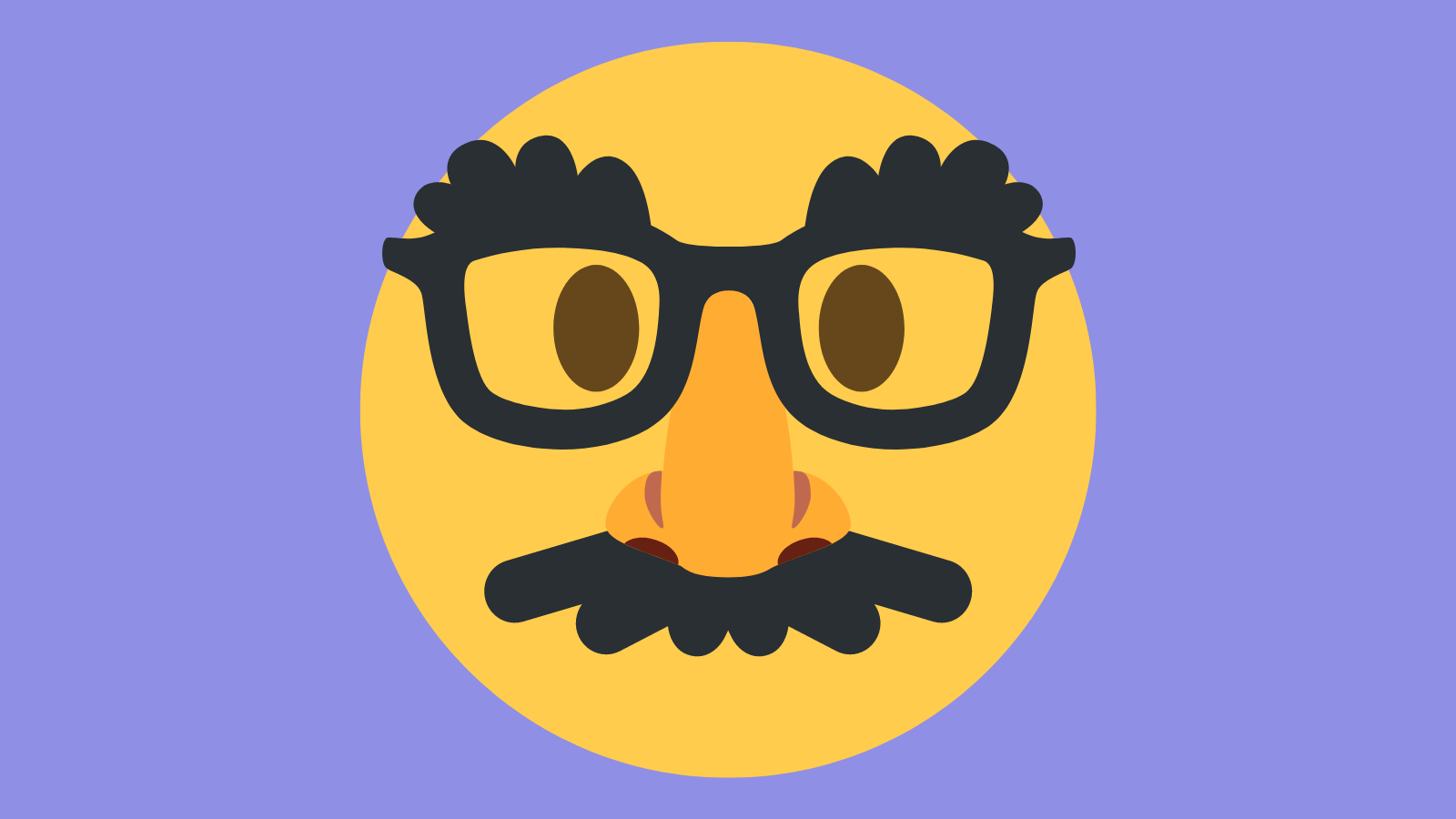 The Groucho Marx glasses emoji