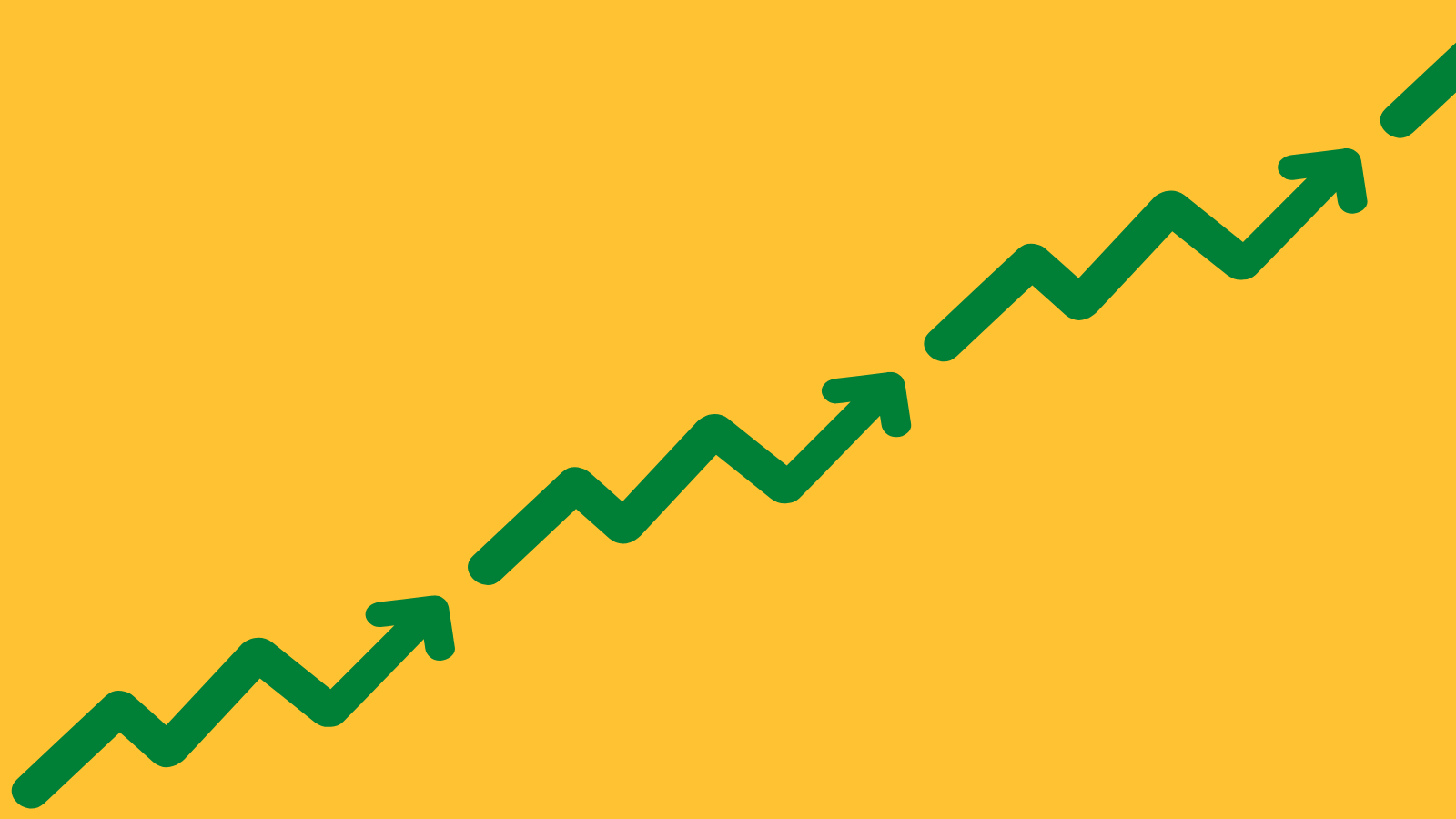 Upward Trending line graph