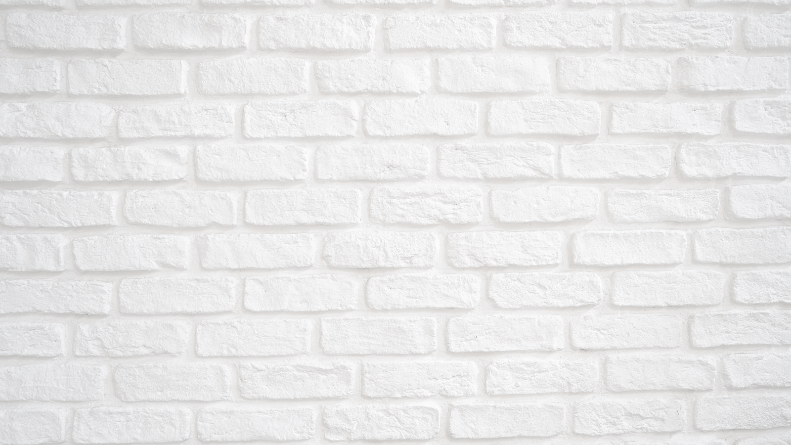 A white brick wall