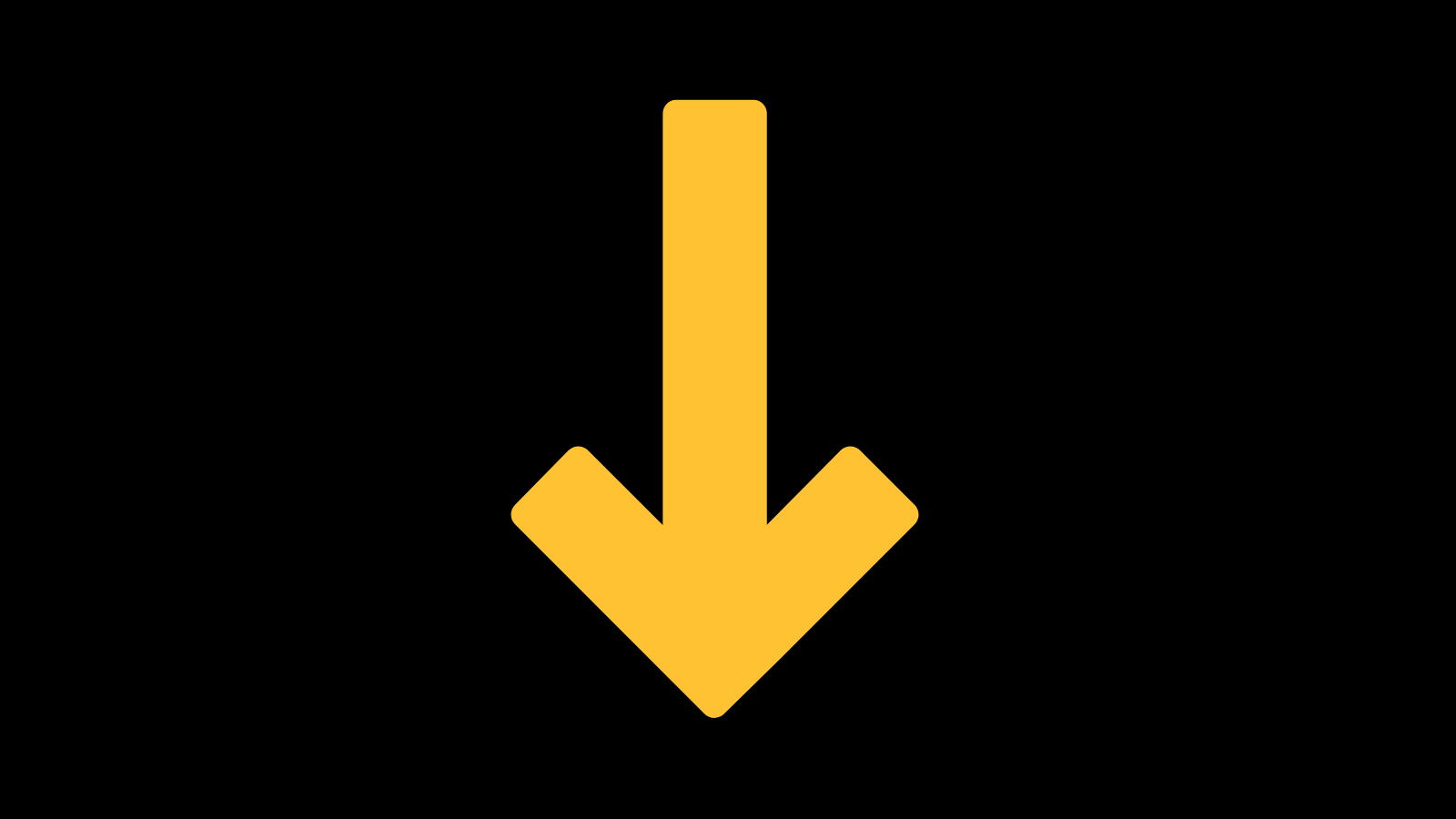 Yellow Down Arrow