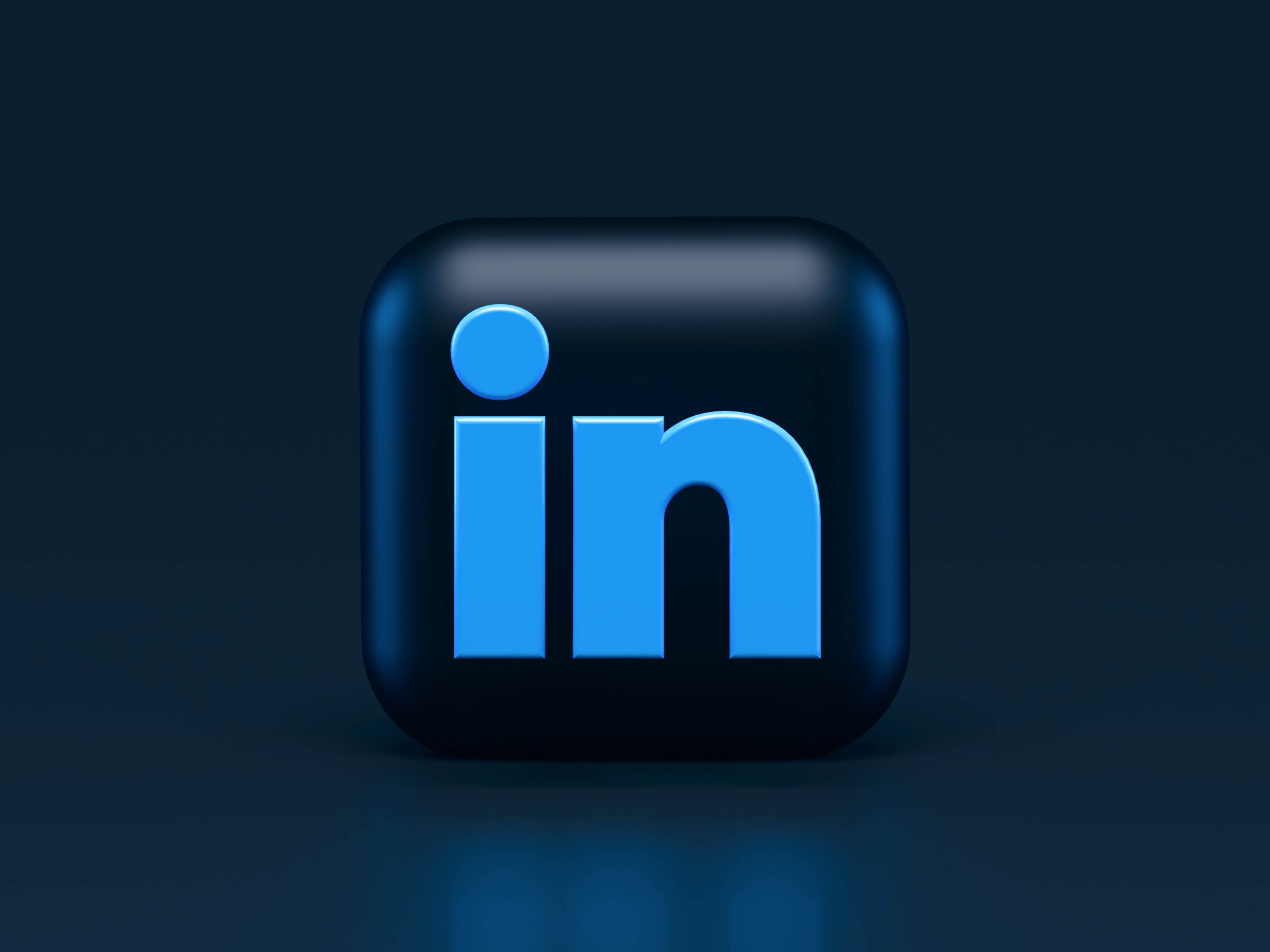 The LinkedIn logo in a bubble icon