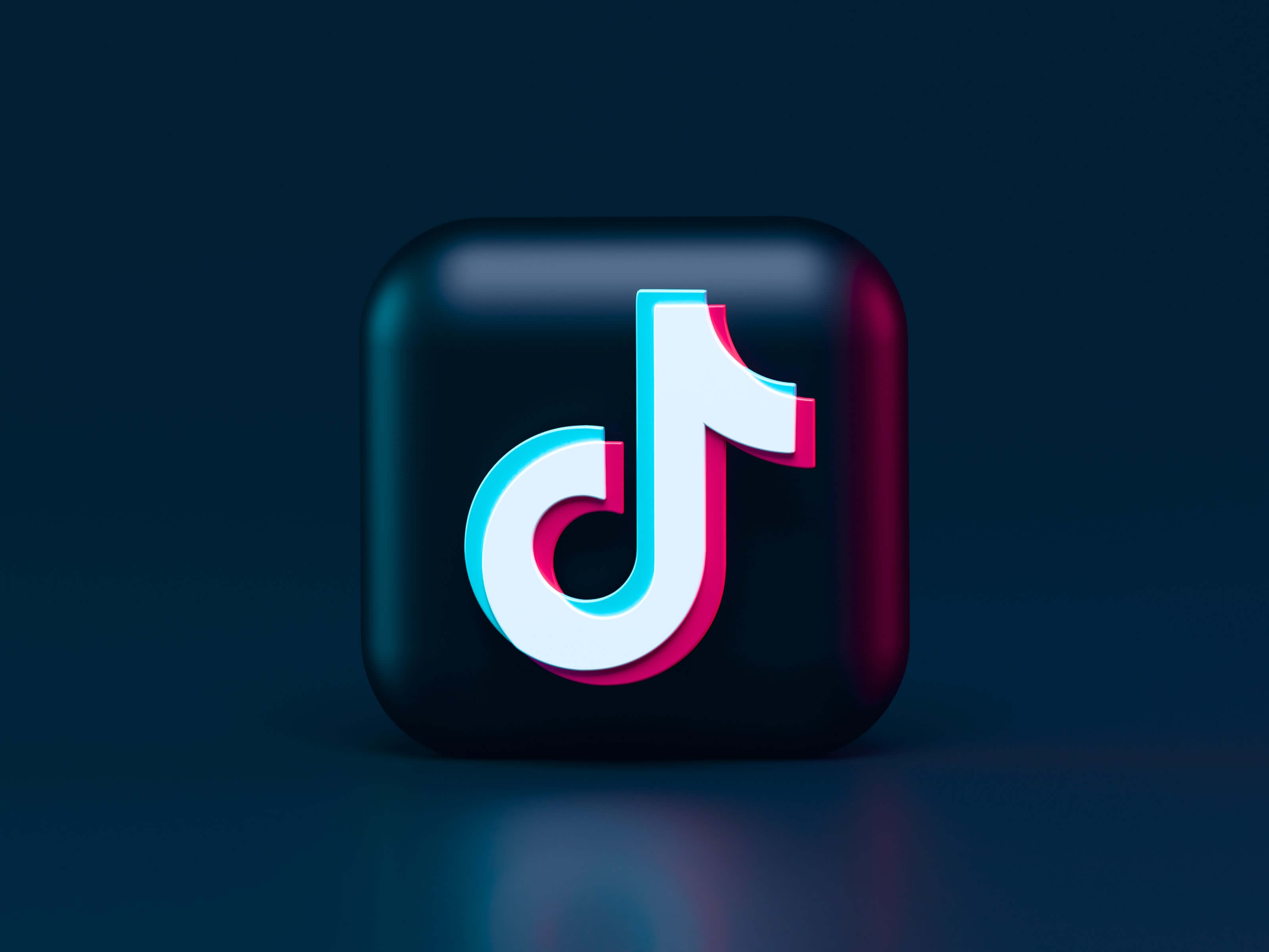 The TikTok logo in a bubble icon 