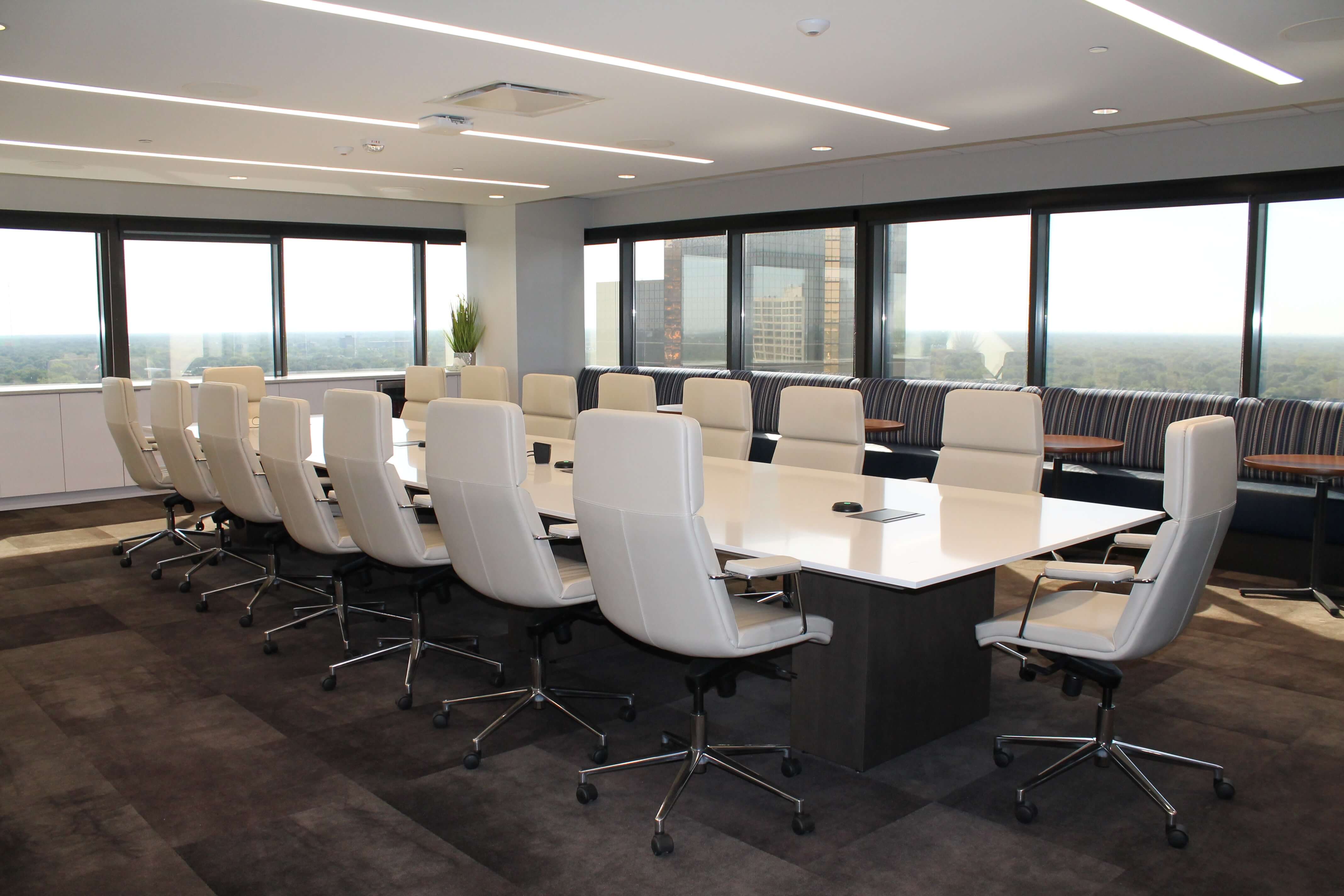 A boardroom table