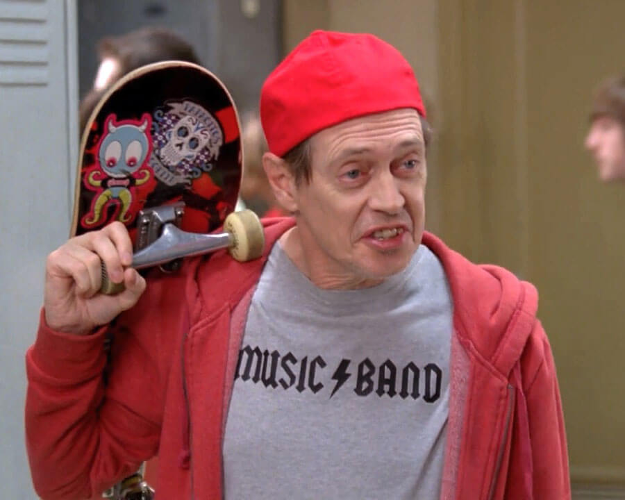 The Steve Buscemi "How do you do, fellow kids?" meme