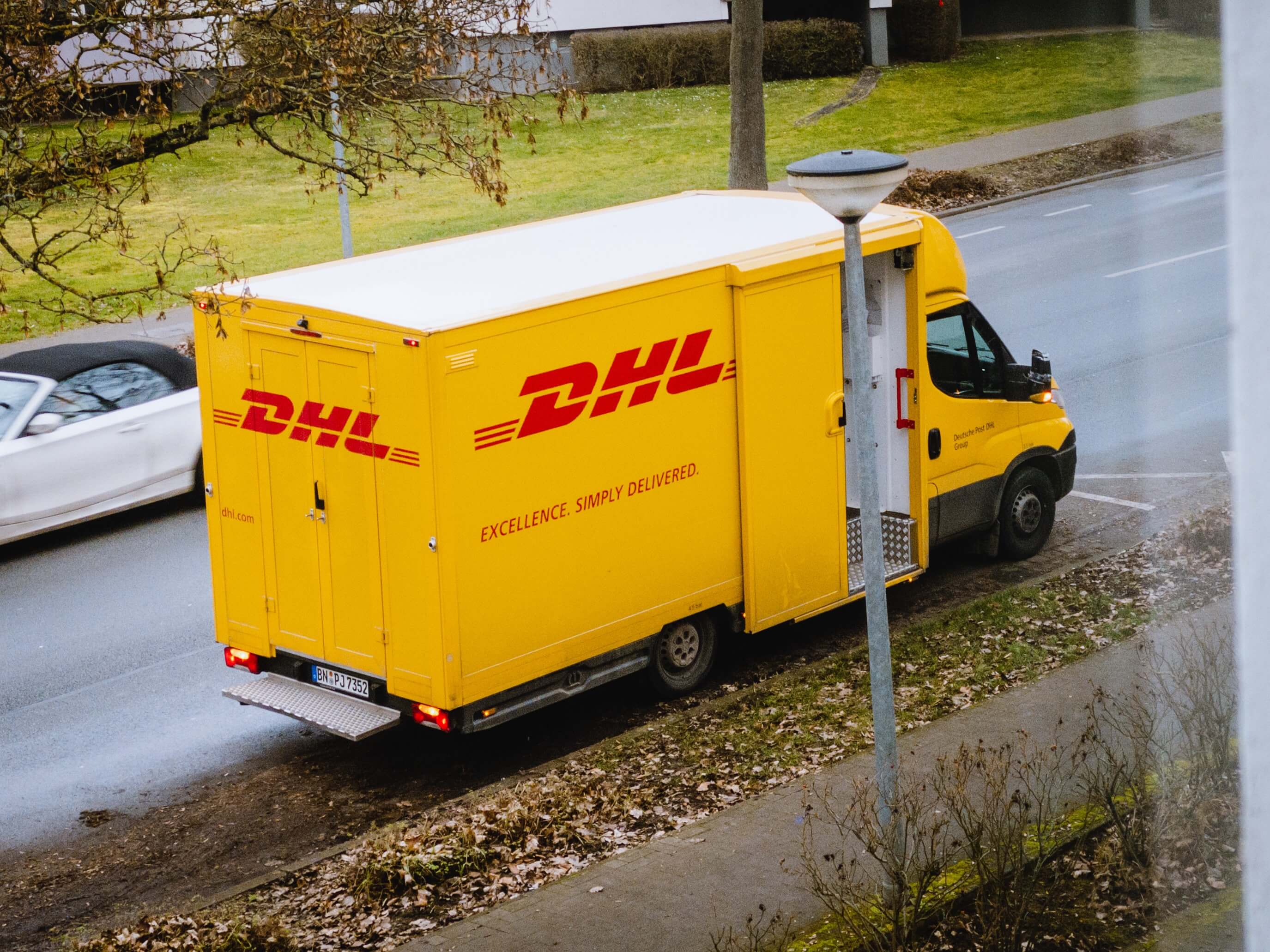 A DHL Truck