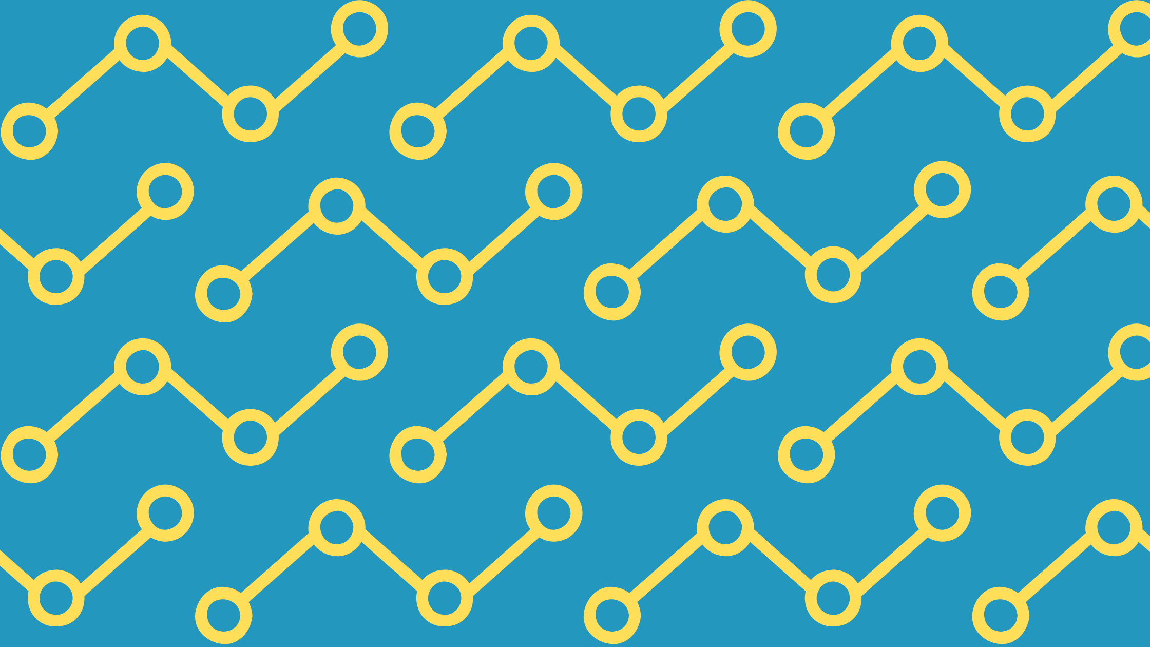 A repeating pattern of trend line icons
